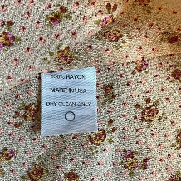 Revolve Blu Moon Cream Floral Rose Print Summer Lovin Mini Dress Size XS - Picture 11 of 11